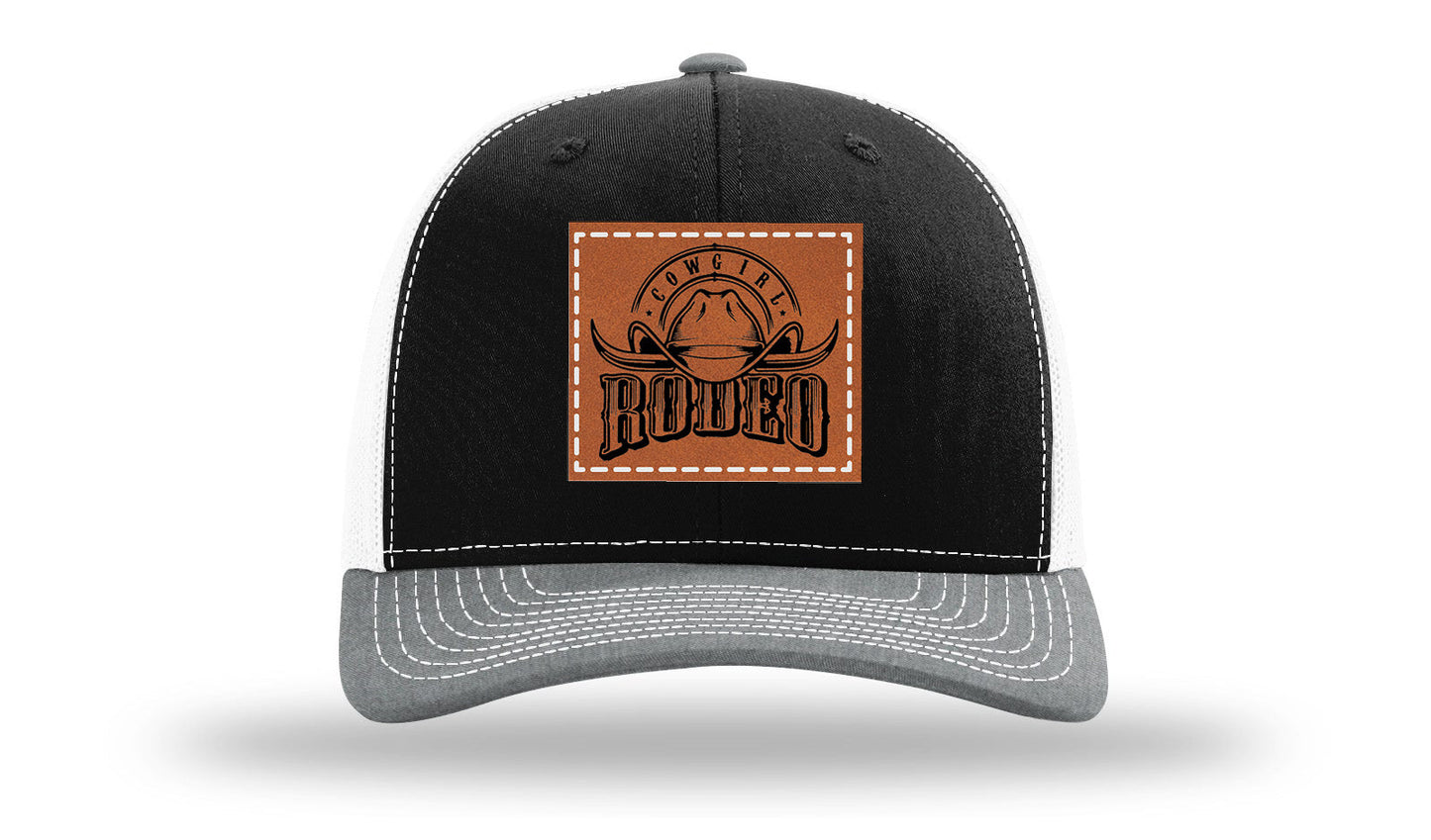 Rodeo Cowgirl Leather Patch Richardson 112 Hat
