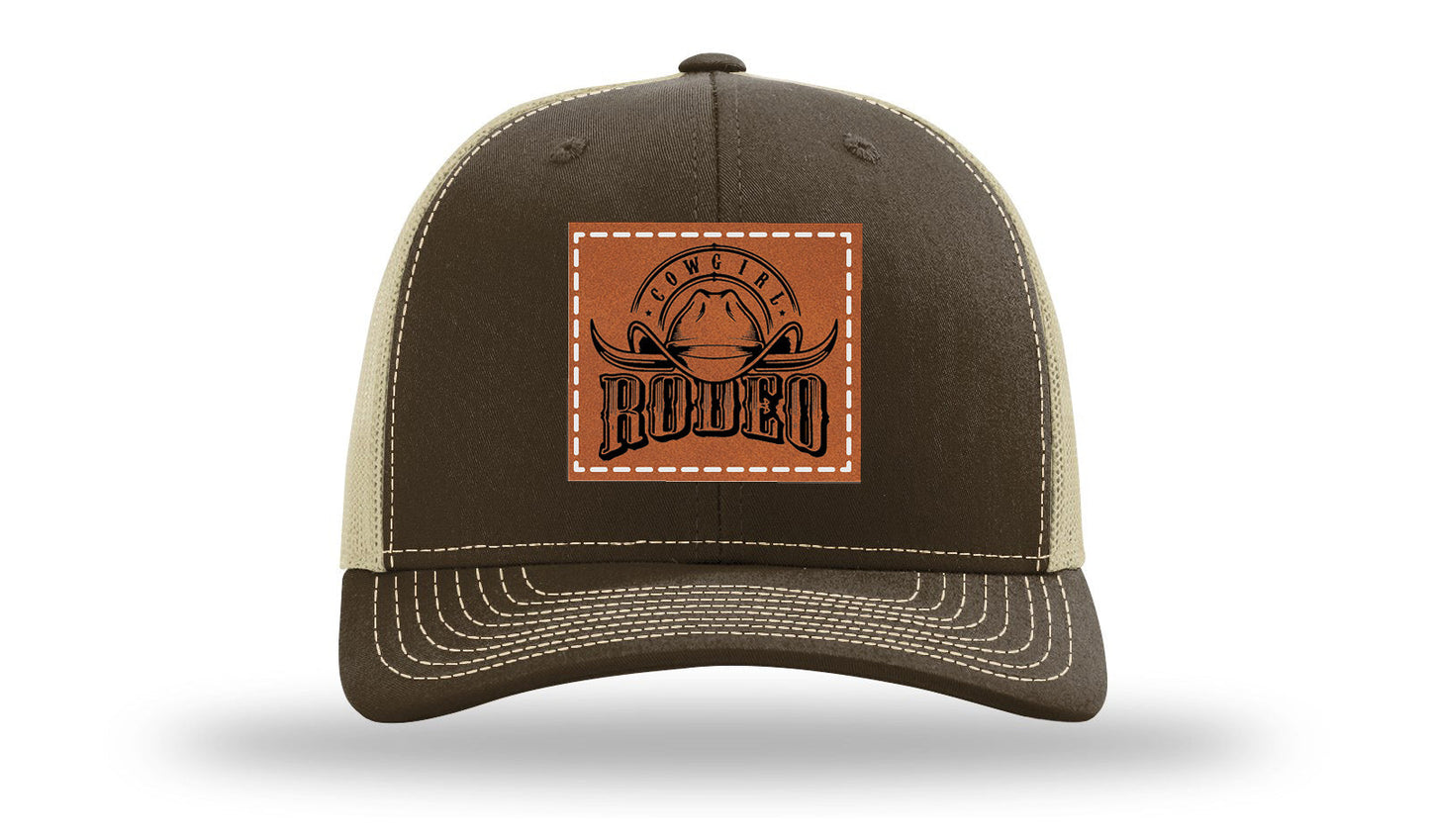Rodeo Cowgirl Leather Patch Richardson 112 Hat