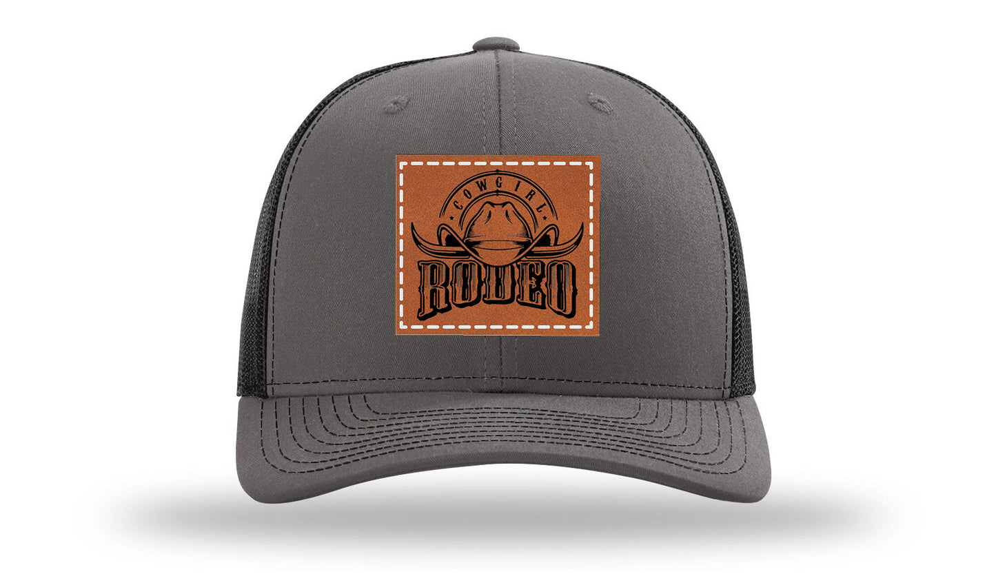 Rodeo Cowgirl Leather Patch Richardson 112 Hat