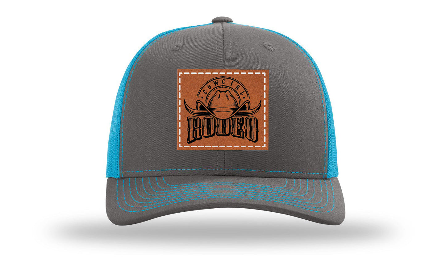 Rodeo Cowgirl Leather Patch Richardson 112 Hat