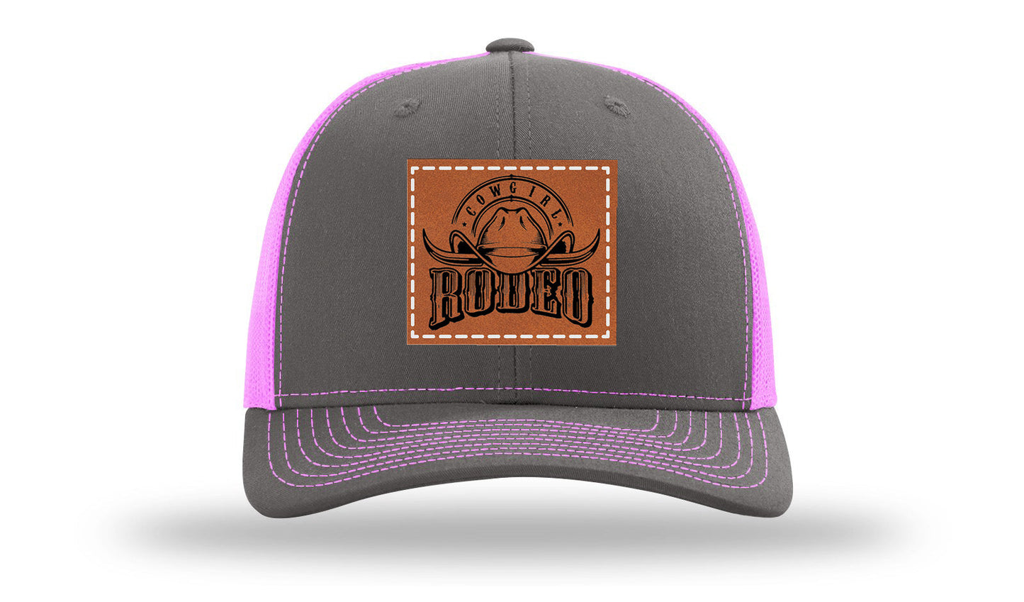 Rodeo Cowgirl Leather Patch Richardson 112 Hat