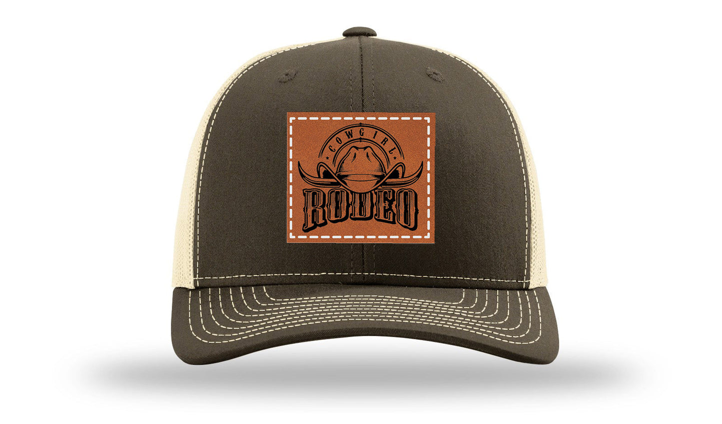 Rodeo Cowgirl Leather Patch Richardson 112 Hat