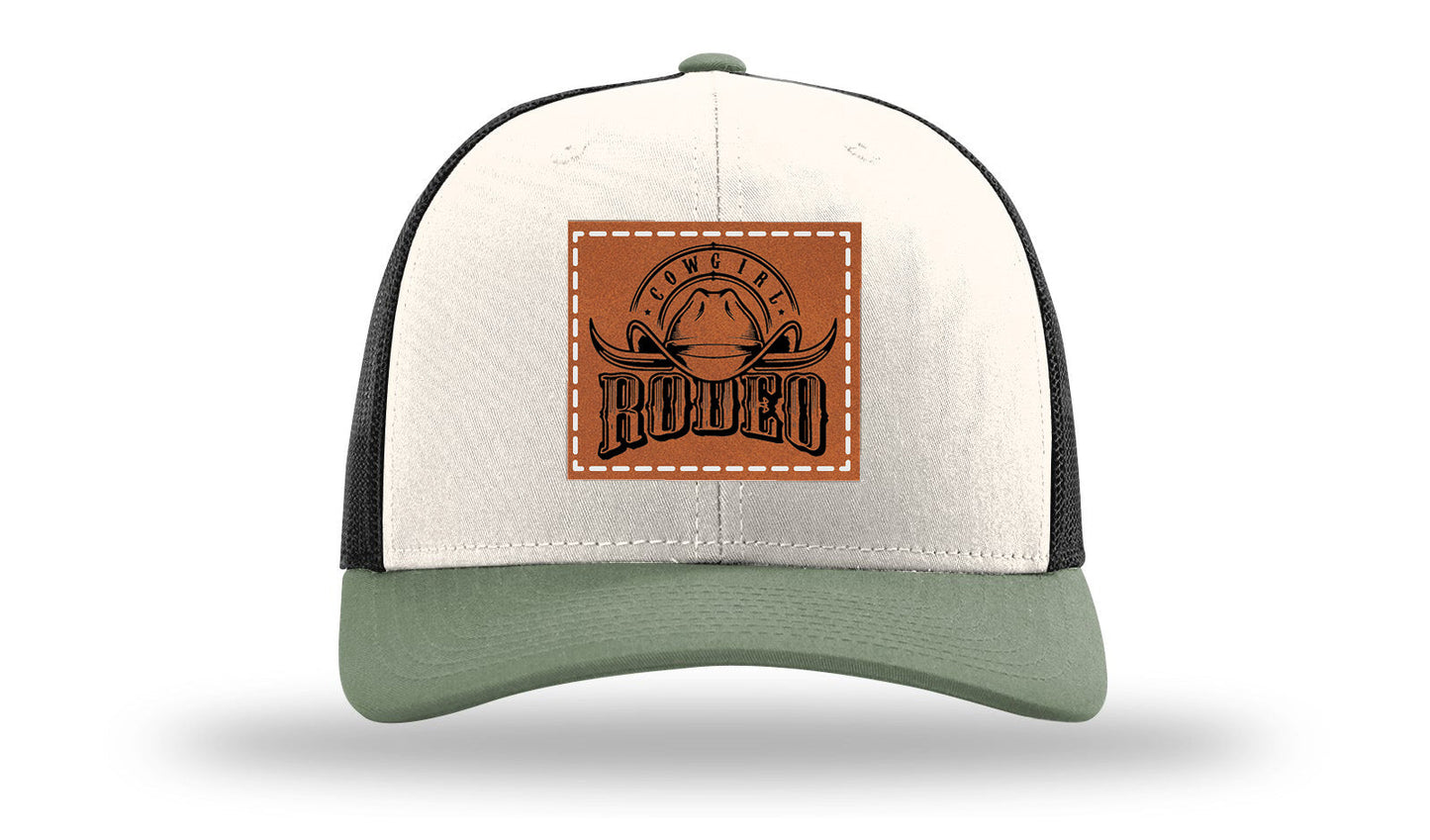 Rodeo Cowgirl Leather Patch Richardson 112 Hat