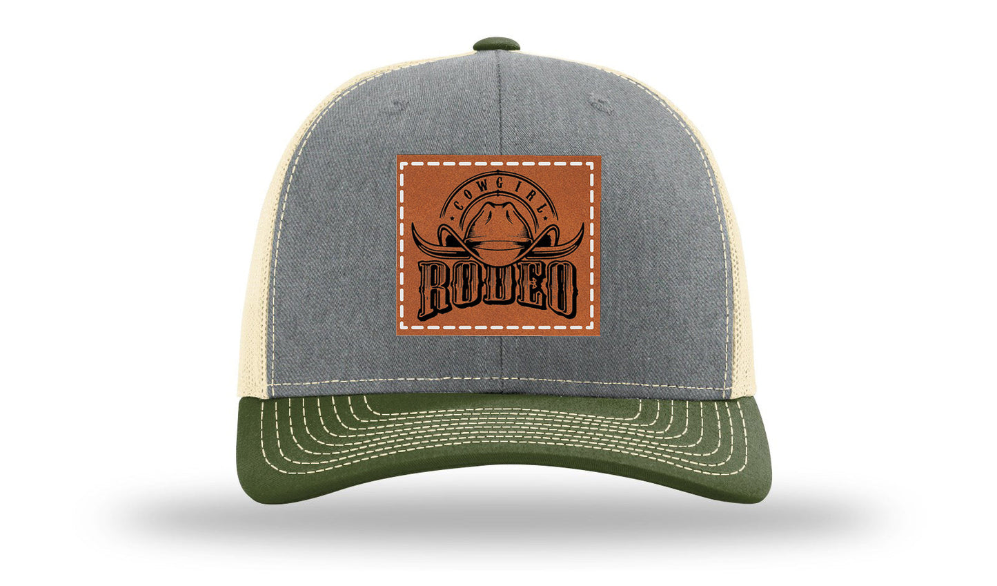 Rodeo Cowgirl Leather Patch Richardson 112 Hat