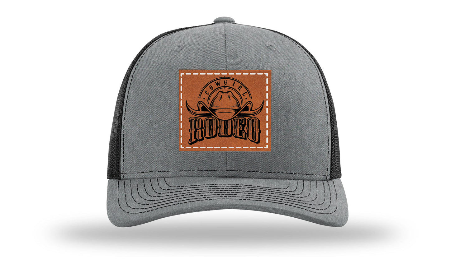Rodeo Cowgirl Leather Patch Richardson 112 Hat