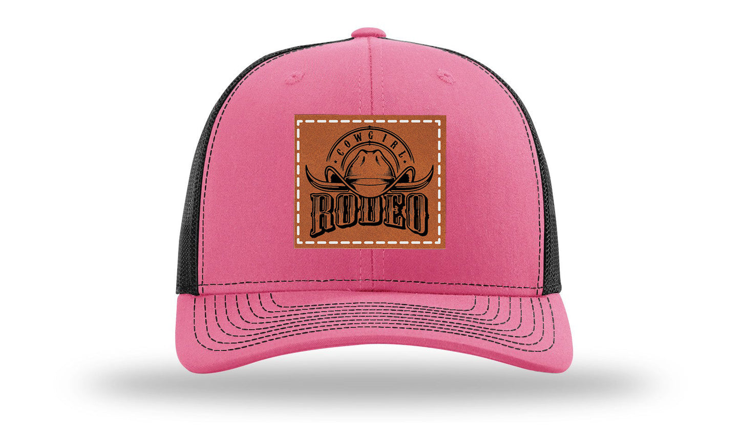 Rodeo Cowgirl Leather Patch Richardson 112 Hat