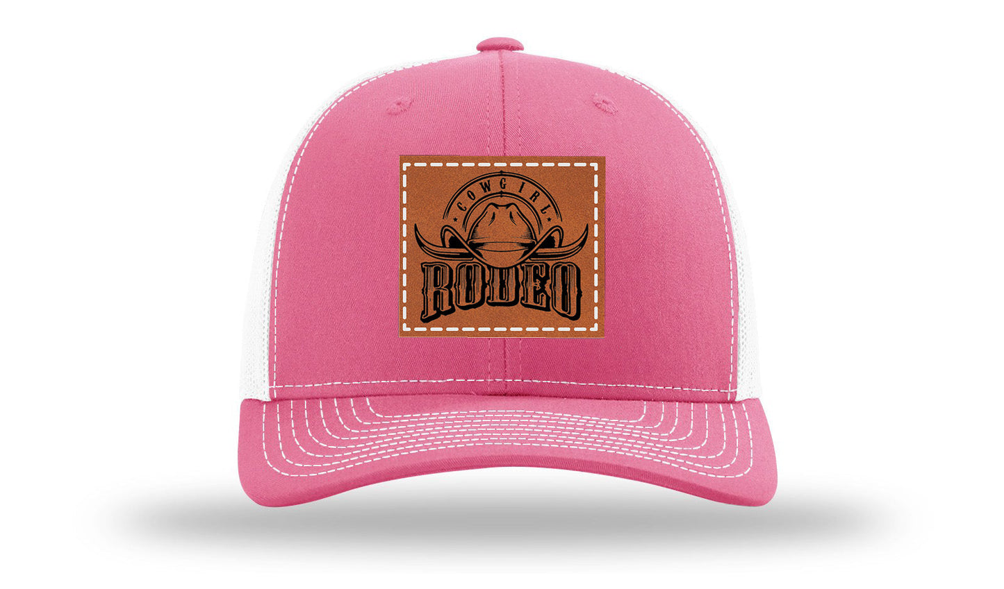 Rodeo Cowgirl Leather Patch Richardson 112 Hat