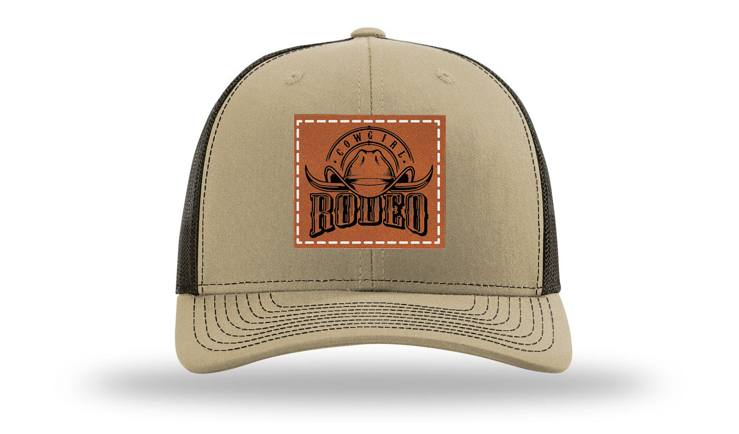 Rodeo Cowgirl Leather Patch Richardson 112 Hat