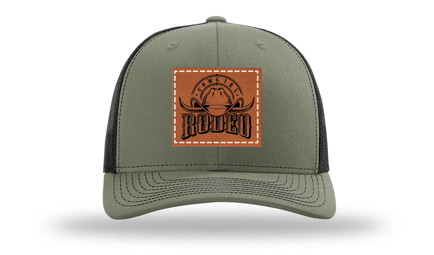 Rodeo Cowgirl Leather Patch Richardson 112 Hat
