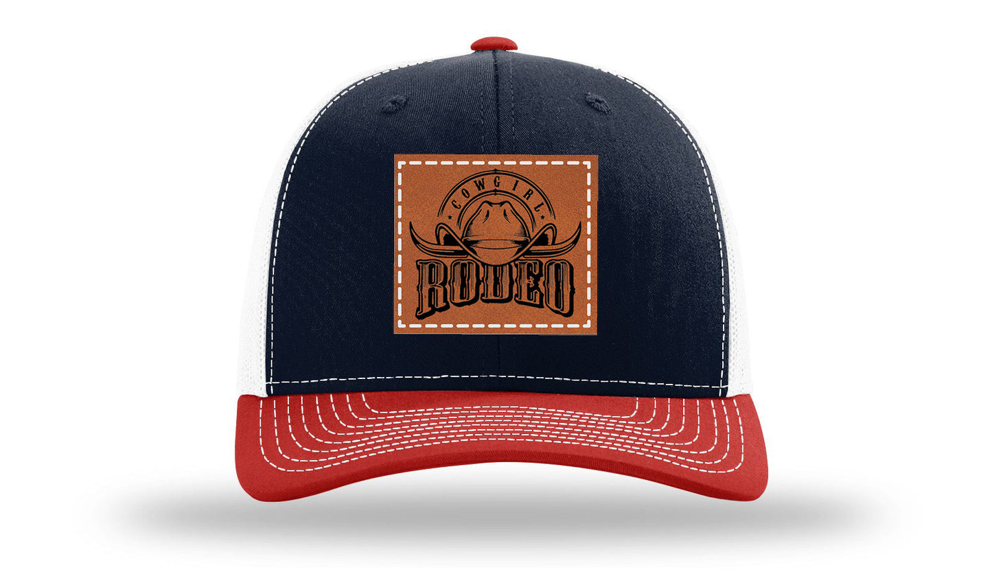 Rodeo Cowgirl Leather Patch Richardson 112 Hat