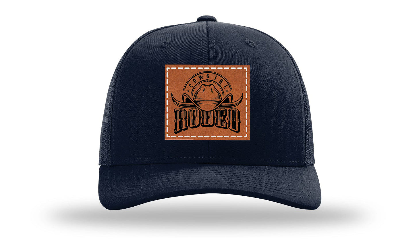 Rodeo Cowgirl Leather Patch Richardson 112 Hat