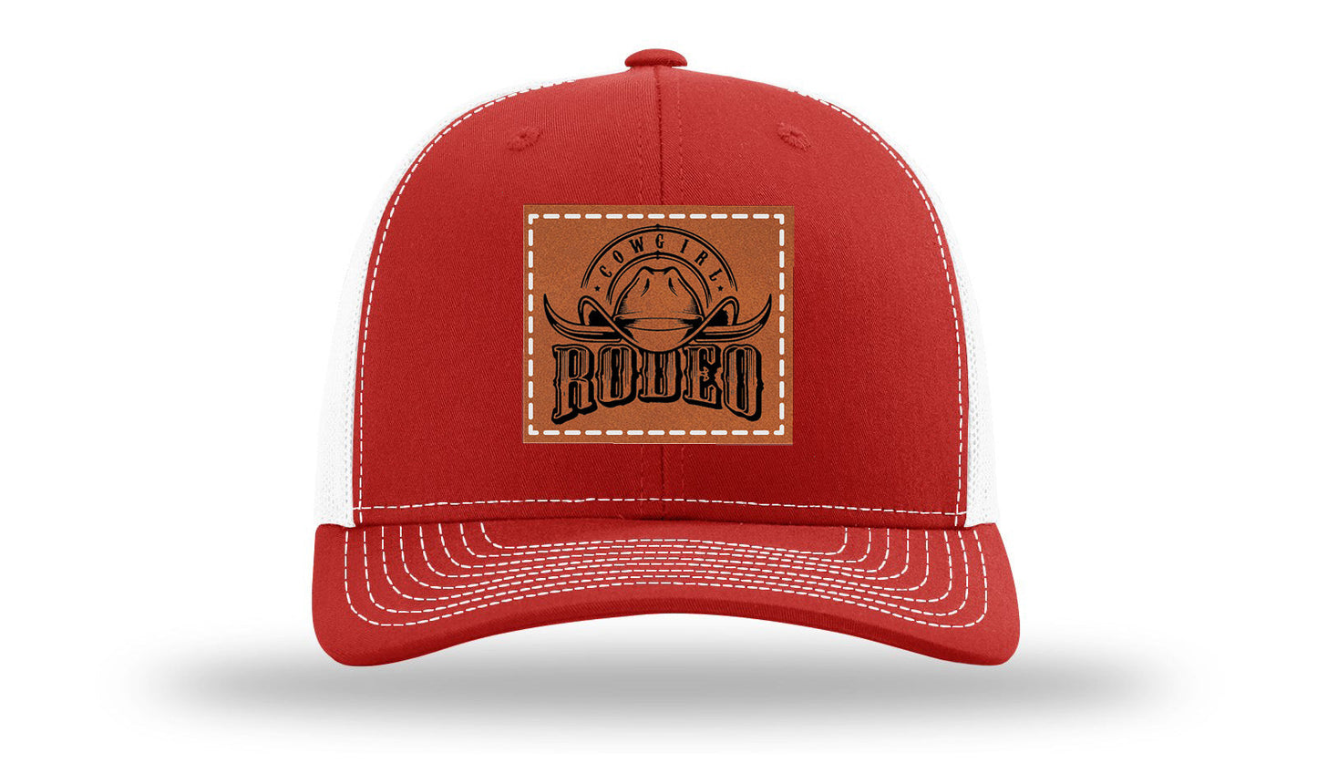 Rodeo Cowgirl Leather Patch Richardson 112 Hat