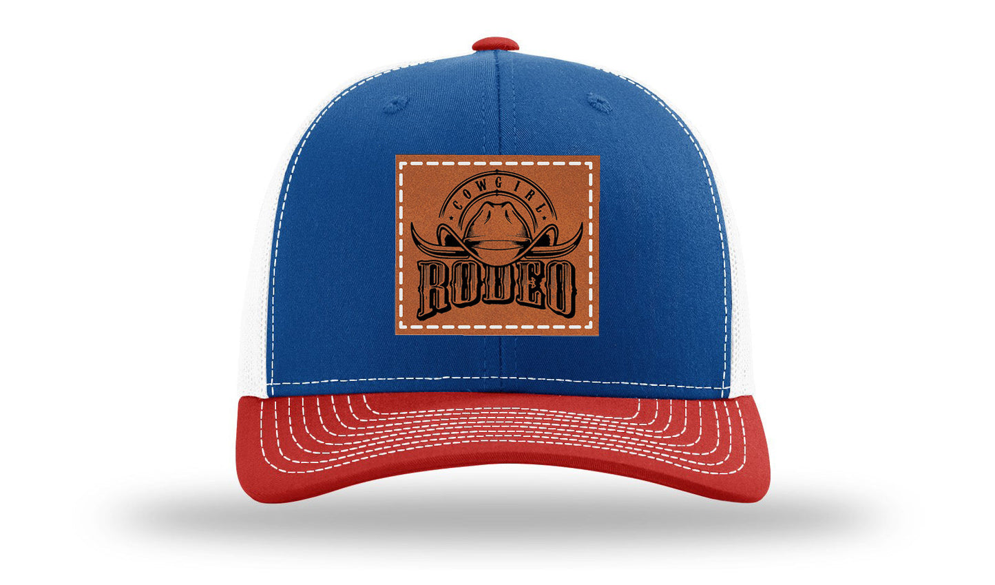 Rodeo Cowgirl Leather Patch Richardson 112 Hat