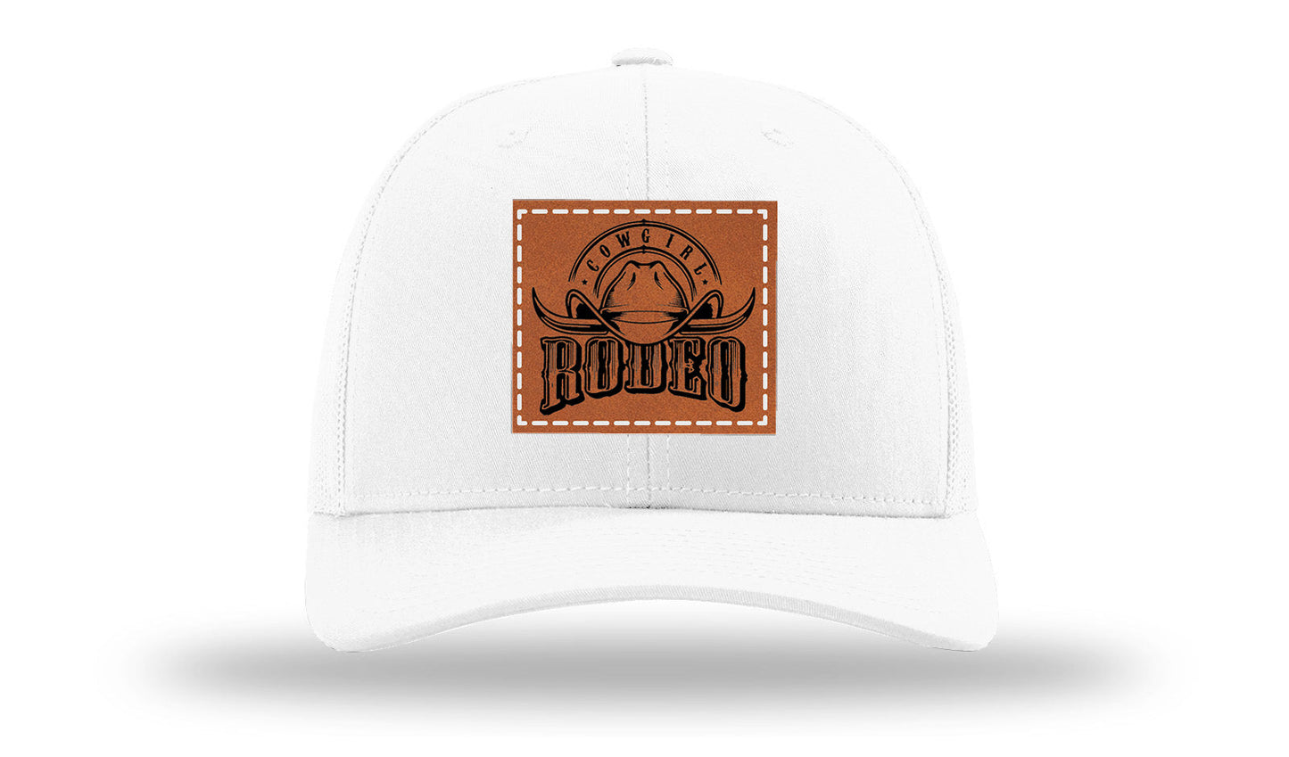 Rodeo Cowgirl Leather Patch Richardson 112 Hat