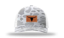 Load image into Gallery viewer, Cow Skull Patch Richardson 112 Duck Camo Hat
