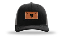 Load image into Gallery viewer, Cow Skull Leather Patch Richardson 112 Hat
