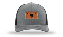 Load image into Gallery viewer, Cow Skull Leather Patch Richardson 112 Hat
