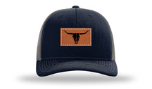 Load image into Gallery viewer, Cow Skull Leather Patch Richardson 112 Hat

