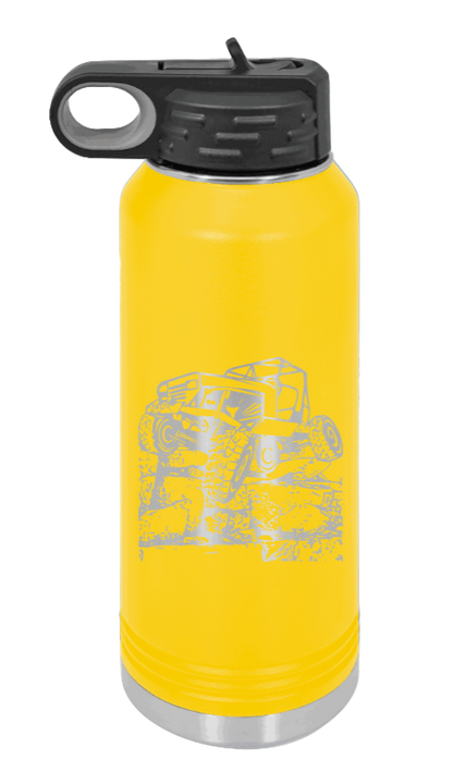 YJ Crawler - 32oz Water Bottle Laser Engraved- Yellow