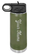 Load image into Gallery viewer, 20oz Water Bottle  with Your Name Laser Engraved
