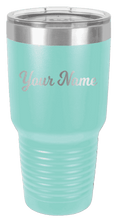 Load image into Gallery viewer, 30oz Tumbler with Your Name Laser Engraved
