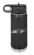 Load image into Gallery viewer, Tennessee Mountains Laser Engraved Water Bottle (Etched)
