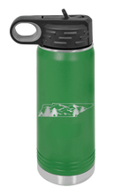 Load image into Gallery viewer, Tennessee Mountains Laser Engraved Water Bottle (Etched)
