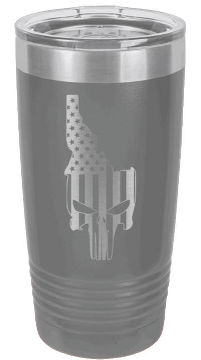 Idaho Punisher Flag - 20oz Tumbler