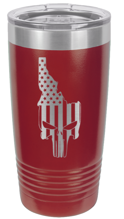 Idaho Punisher Flag - 20oz Tumbler