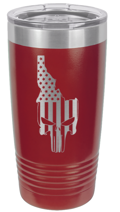 Idaho Punisher Flag - 20oz Tumbler