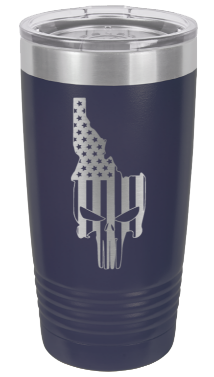 Idaho Punisher Flag - 20oz Tumbler