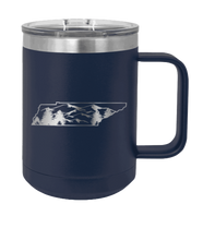 Load image into Gallery viewer, Tennessee Mountains Laser Engraved Mug (Etched)
