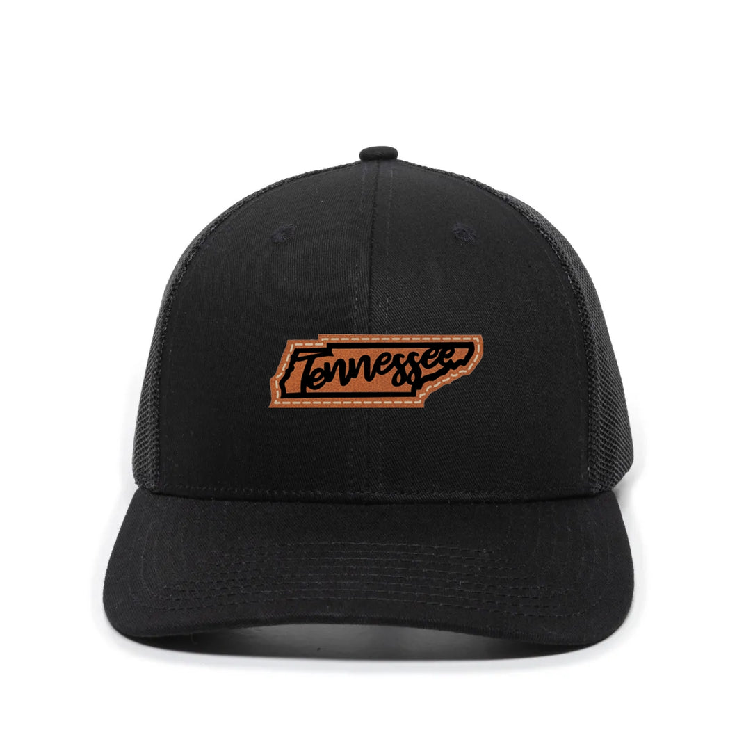 TN Cutout Leather Patch Hat