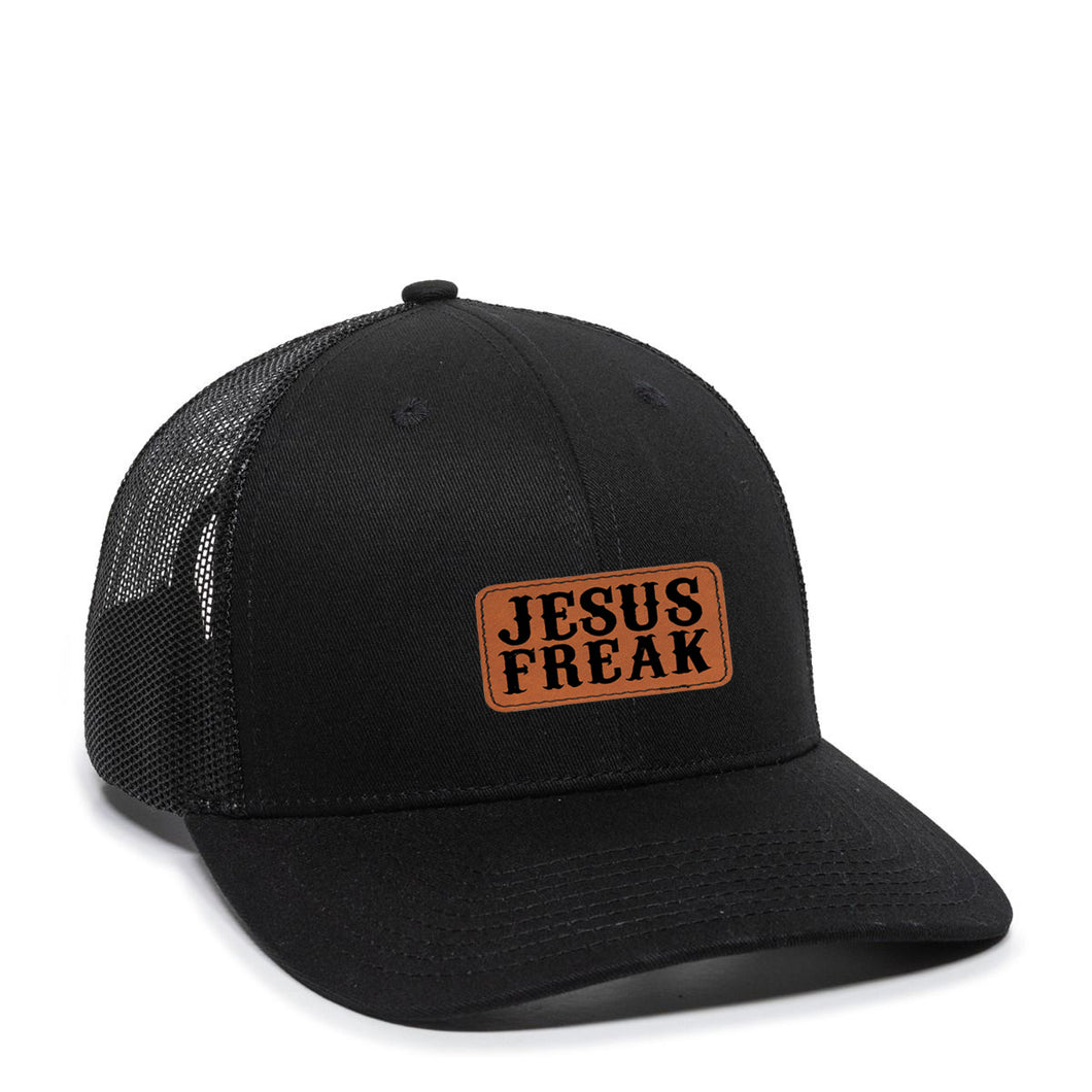 Jesus Freak Leather Patch Hats