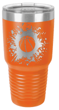 Load image into Gallery viewer, Basketball Design Laser Engraved Tumbler (Etched)
