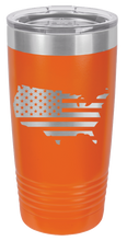 Load image into Gallery viewer, USA Flag Cutout - 20oz Tumbler
