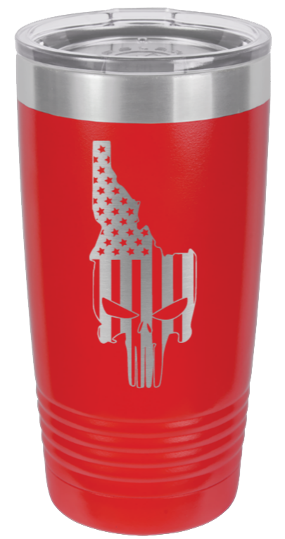 Idaho Punisher Flag - 20oz Tumbler