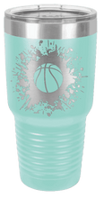Load image into Gallery viewer, Basketball Design Laser Engraved Tumbler (Etched)
