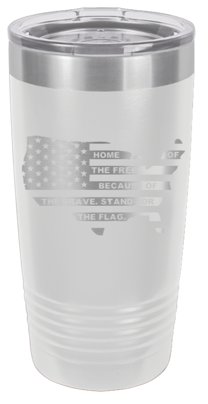 Home Of The Free Flag - 20oz Tumbler