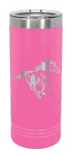 Load image into Gallery viewer, Horse 3 Laser Engraved Skinny Tumbler (Etched)
