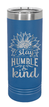 Load image into Gallery viewer, Humble and Kind Laser Engraved Skinny Tumbler (Etched)

