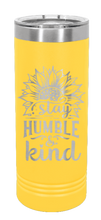 Load image into Gallery viewer, Humble and Kind Laser Engraved Skinny Tumbler (Etched)
