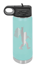 Load image into Gallery viewer, Squatch Flag Laser Engraved Water Bottle (Etched)
