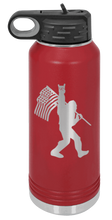 Load image into Gallery viewer, Squatch Flag Laser Engraved Water Bottle (Etched)
