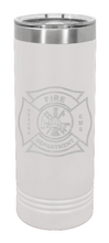 Load image into Gallery viewer, Fire Fighter Laser Engraved Skinny Tumbler (Etched)
