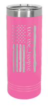 Load image into Gallery viewer, We The People Flag Laser Engraved Skinny Tumbler (Etched)
