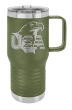 Load image into Gallery viewer, USA Eagle Laser Engraved Mug (Etched)
