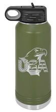 Load image into Gallery viewer, USA Eagle Laser Engraved Water Bottle (Etched)
