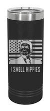 Load image into Gallery viewer, I Smell Hippies Laser Engraved Skinny Tumbler (Etched)
