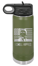 Load image into Gallery viewer, I Smell  Hippies Laser Engraved Water Bottle (Etched)
